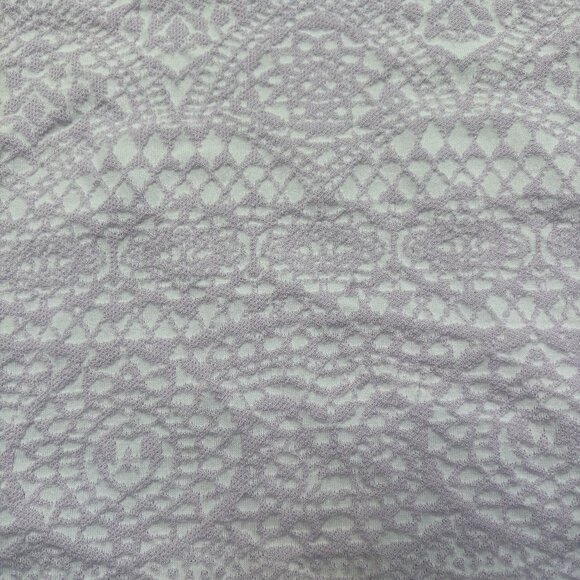 Athleta Eagle Pose Lace Print Racerback Fitted Tank Top Lilac Purple Size Small - Picture 3 of 8